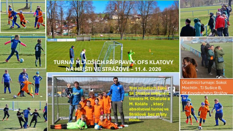 STRÁŽOVSKÁ MLADŠÍ PŘÍPRAVKA NA DOMÁCÍM HŘIŠTI EXCELOVALA