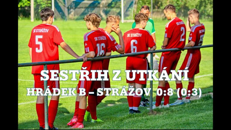 SESTŘIH Z UTKÁNÍ MUŽŮ HRÁDEK B – STRÁŽOV